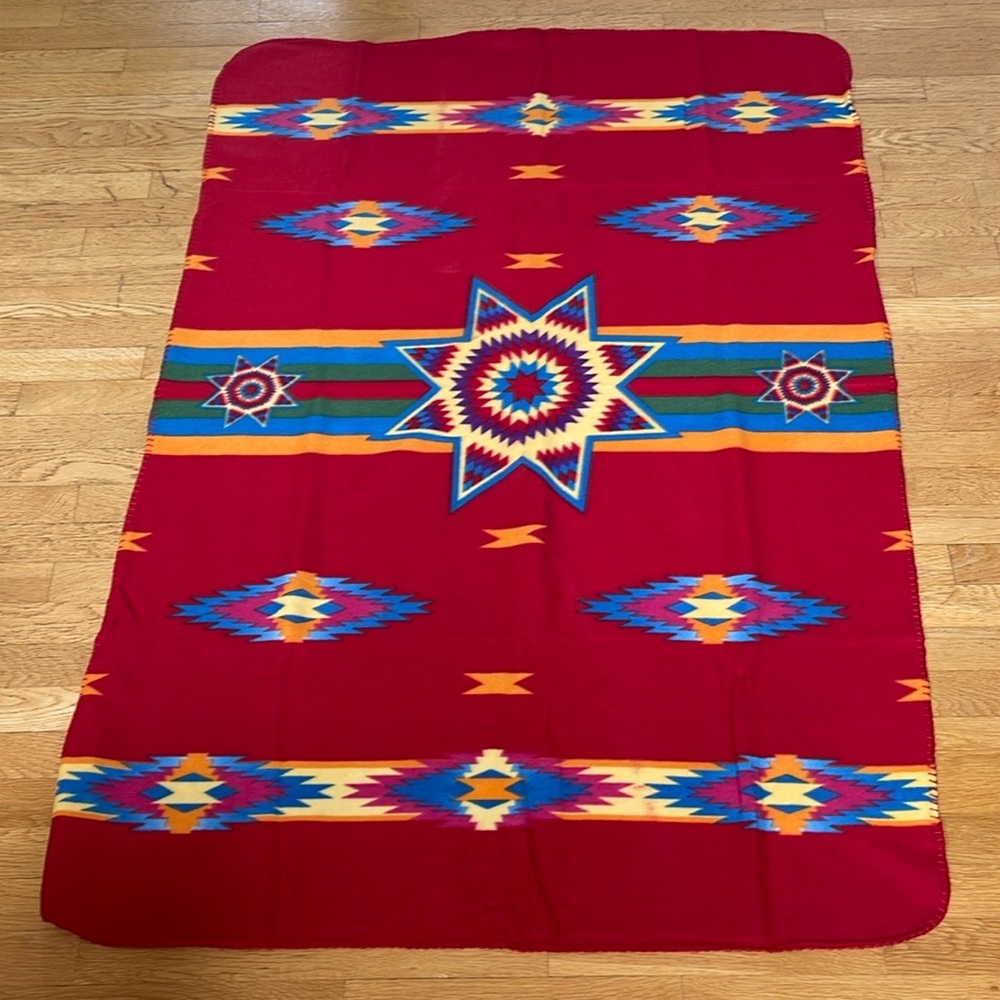 NEW Southwestern Aztec Fleece Throw